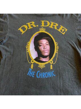 Faded Black / Grey Dr Dre The Chronic t-shirt